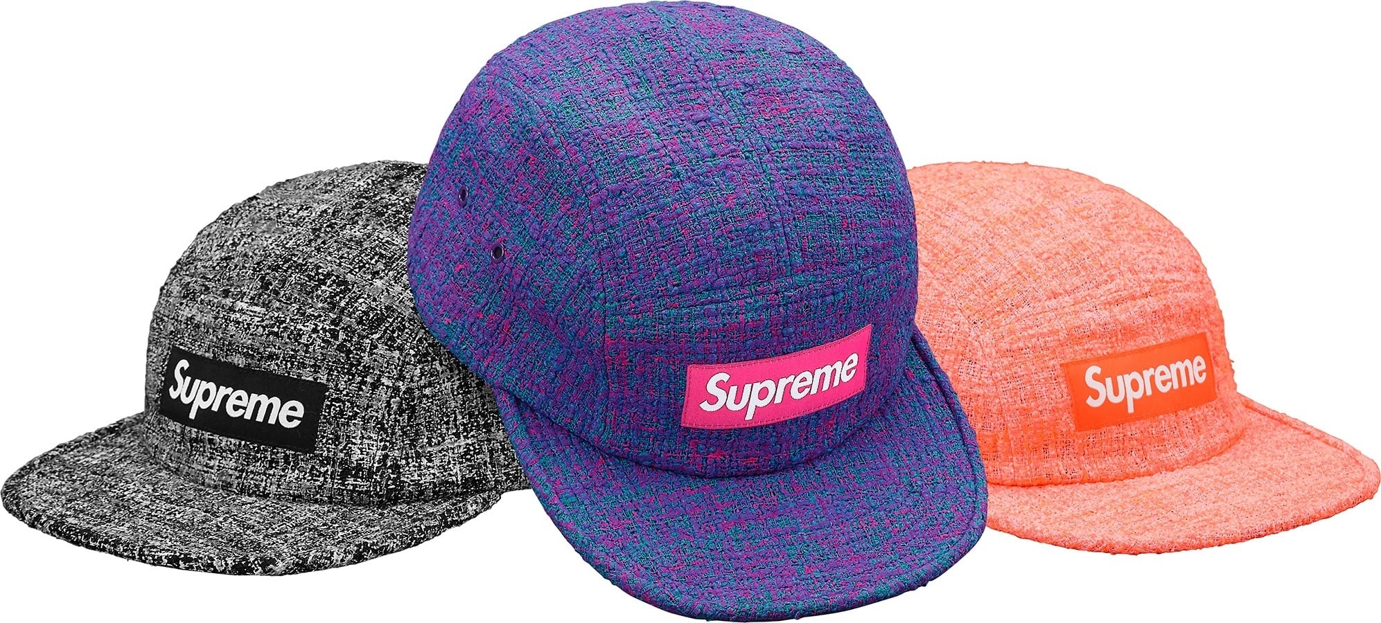 Bouclé Camp Cap
